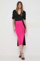 Pinko gonna 103105.A1L0 rosa SS24