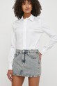 Calvin Klein Jeans fustă din denim J20J222502 albastru SS24