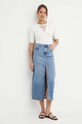 Dkny fustă din denim DJ4K9506 albastru AW24