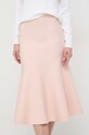 Victoria Beckham fustă 1124KSK005077A portocaliu SS24