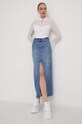 Karl Lagerfeld Jeans spódnica jeansowa 240J1201 niebieski SS24