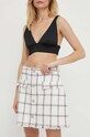 Юбка Bruuns Bazaar mini белый BBW3791