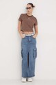 Guess Originals spódnica jeansowa W4RG48D4ON0 niebieski SS24