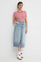 Tommy Hilfiger spódnica jeansowa WW0WW42882 niebieski SS24