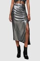 Îmbrăcăminte AllSaints fusta Carla WS058Z gri