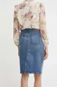Lauren Ralph Lauren spódnica jeansowa 85 % Bawełna, 13 % Poliester, 2 % Elastan