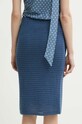 Льняна спідниця Lauren Ralph Lauren блакитний 200932981