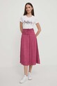 Pepe Jeans spódnica DIVINE PL901110 różowy SS24