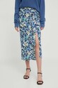 Pepe Jeans fusta flori albastru PL901112