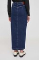 Oblečenie Rifľová sukňa Pepe Jeans MIDI SKIRT UHW SCULPT PL901115 tmavomodrá