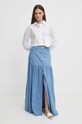 Sukně Pepe Jeans MAXI SKIRT HW DNM REG PL901131R modrá SS24