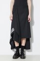 Спідниця з домішкою вовни Y-3 Refined Woven чорний IN4372
