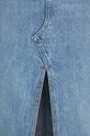 modrá Rifľová sukňa Abercrombie & Fitch
