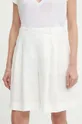 bijela Lanene kratke hlače Polo Ralph Lauren Ženski
