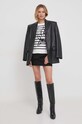Спідниця Desigual 24SWFW01 чорний SS24