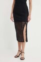 Sisley spódnica casual czarny 41BLL0022