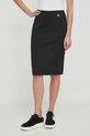 Calvin Klein Jeans spódnica z elastanem czarny J20J223140