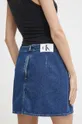 Rifľová sukňa Calvin Klein Jeans 80 % Bavlna, 20 % Recyklovaná bavlna