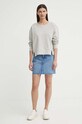 G-Star fustă din denim D24387.D538 albastru SS24