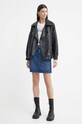 G-Star fustă din denim D24387.D538 bleumarin SS24