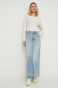 G-Star fustă din denim D24385.D436 albastru SS24