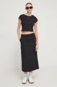 Sukňa Tommy Jeans DW0DW17719 čierna SS24