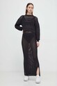 Tommy Jeans spódnica bawełniana DW0DW17878 czarny SS24