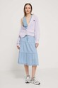 Tommy Jeans fustă din denim DW0DW17875 albastru SS24
