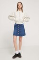 Tommy Jeans fustă din denim DW0DW17970 bleumarin SS24