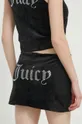 czarny Juicy Couture spódnica welurowa