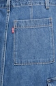 Levi's fustă din denim albastru A7539