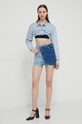 Karl Lagerfeld Jeans fustă din denim 241J1200 albastru SS24