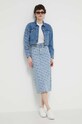 Karl Lagerfeld Jeans spódnica jeansowa 241J1201 niebieski SS24
