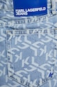 Džínová sukně Karl Lagerfeld Jeans modrá 241J1201