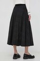 Karl Lagerfeld fusta din bumbac 241W1200 negru SS24