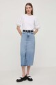 Τζιν φούστα Karl Lagerfeld 241W1220 μπλε SS24