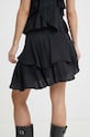 Odzież IRO spódnica z domieszką jedwabiu WM31EMERIE czarny