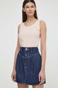 Levi's spódnica jeansowa casual granatowy A7515