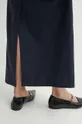 tmavomodrá Ľanová sukňa Gestuz