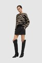 AllSaints fusta de piele SHANA uni negru WL570Z