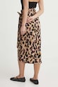 Îmbrăcăminte Never Fully Dressed fustă din amestec de in NFDSK410.Leopard maro