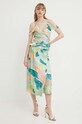Never Fully Dressed spódnica NFDSK426.Green multicolor SS24
