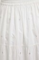 Βαμβακερή φούστα Desigual VICENZA 24SWFW05 λευκό