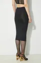Suknja Fiorucci Black Midi Skirt 80% Poliamid, 20% Elastan