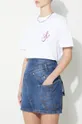 JW Anderson fusta jeans Twisted Mini Skirt 100% Bumbac
