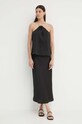 Bruuns Bazaar fusta AcaciaBBJoane skirt BBW3909 negru SS24