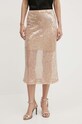 Sukně Sisley midi béžová 44OBL002B