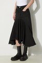 Traper suknja VETEMENTS Denim Midi Skirt crna WE64SK700B