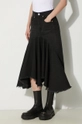 VETEMENTS spódnica jeansowa Denim Midi Skirt czarny WE64SK700B