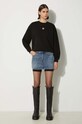 Джинсовая юбка Fiorucci Mid Blue Denim Mini Skirt W01FPDSK077DN01DN02 голубой SS24